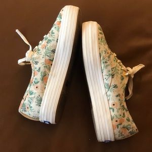 Rifle Paper + KEDS floral platform sneakers! 7